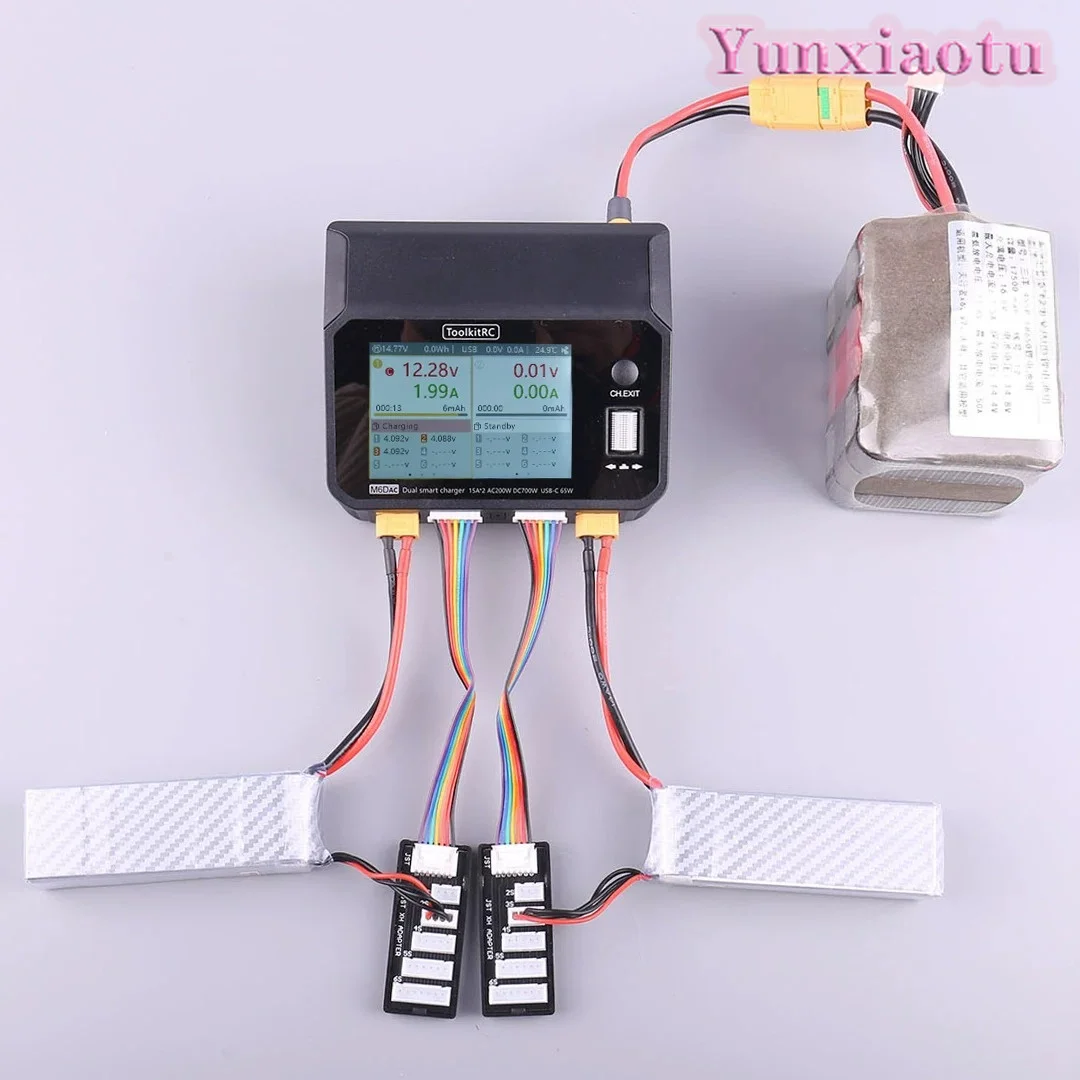 Toolkitrc M6Dac Smart Charger - ToolkitRC M6DAC 듀얼 채널 스마트 밸런스