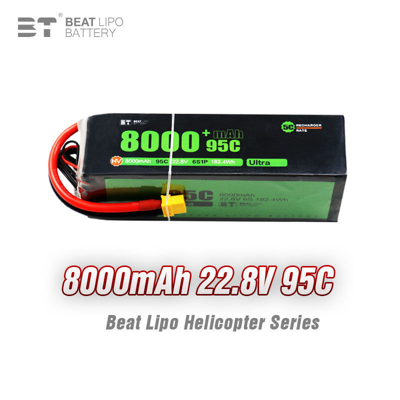 6S Lipo Battery 22.2V 5000Mah - UAV FPV 모델용 배터리, 22.8V, 8000mAh,