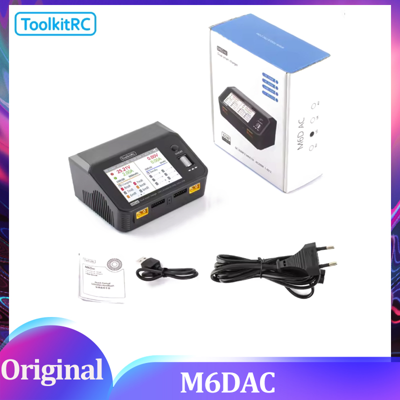 Toolkitrc M6Dac Smart Charger - ToolkitRC M6DAC 듀얼 채널 스마트 리포