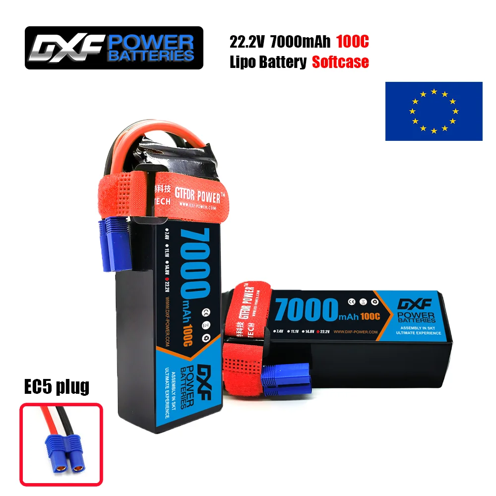 DXF 6S Lipo 배터리 22.2V 7000mAh  - 6S Lipo Battery 22.2V 5000Mah 리뷰 및 가격
