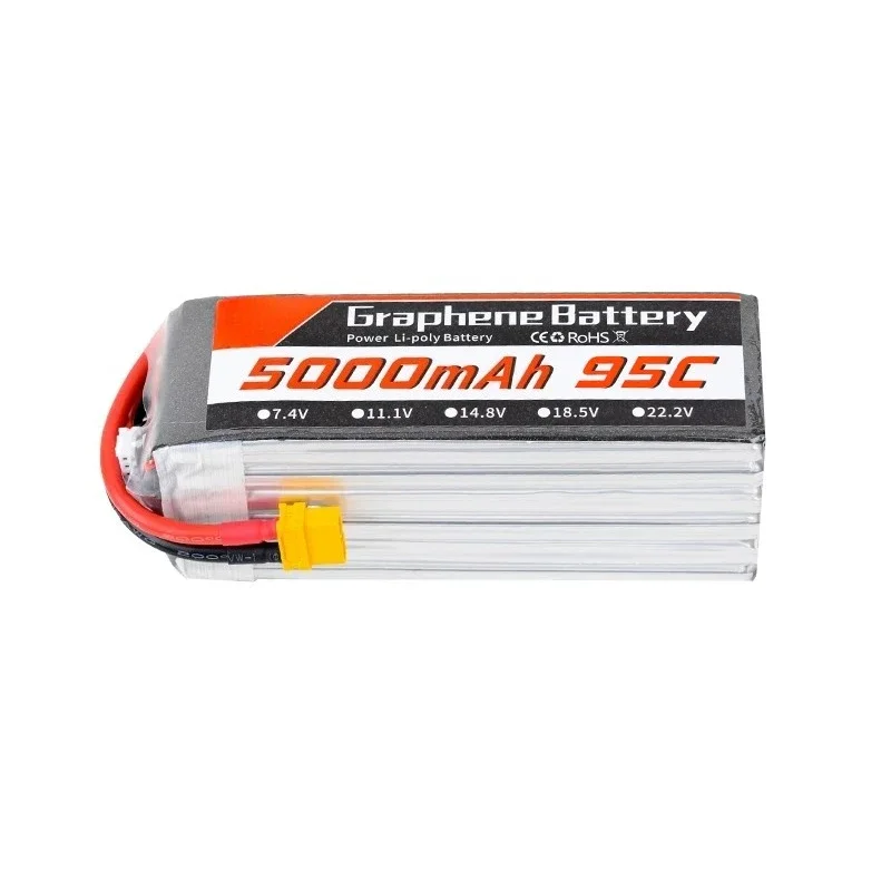 7, 9, 10인치 FPV 레이싱 드론용 그래핀 리튬  - 6S Lipo Battery 22.2V 5000Mah 리뷰 및 가격